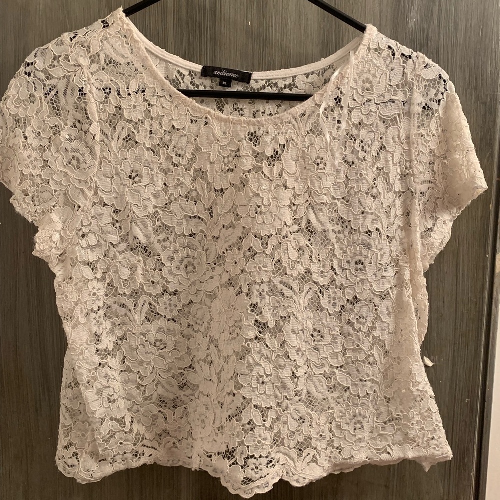 Lace crop top